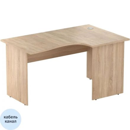 Стол эргономичный Easy One LT 22/16 правый (1400x900x740мм) Дуб Сонома П/Н