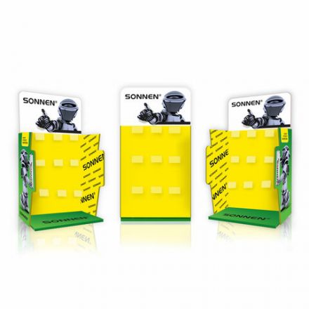 Дисплей для размещения товара настольный SONNEN, 65x35x21 см, 9 крючков, металл, 504996 Дисплей для размещения товара настольный SONNEN, 65x35x21 см, 9 крючков, металл, 504996