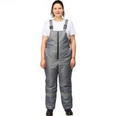 Полукомбинезон рабочий зимний женский з46-ПК серый (р.48-50) 170-176