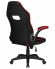 Кресло игровое DOBRIN RICK, черно-красная ткань