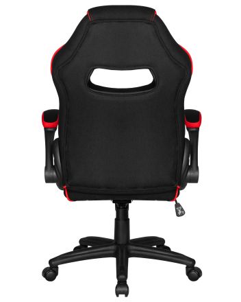 Кресло игровое DOBRIN RICK, черно-красная ткань