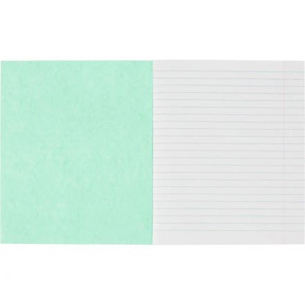 Тетрадь 24л.линейка,офсет №1,бел 92%,обл.зеленая,скрепка 024ТУ11С1 200шт/уп