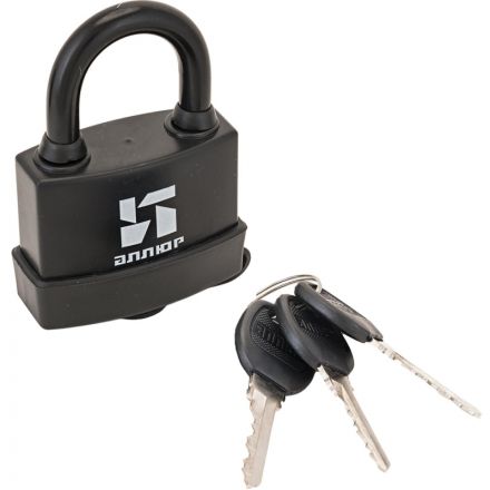 Замок навесной УЗК Аллюр ВС1Ч-374П KA (47xd=6,5) чуг.чер(тип1/1сер/вл/з/3к)