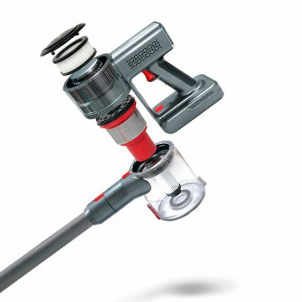 Пылесос вертикальный беспроводной BQ (БИ-КЬЮ) VC1001H, потребляемая мощность 230 Вт, 0,6 л, серый, 86202328