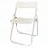 Стул складной BRABIX "Golf Lite CF-017", серебристый каркас, пластик белый, 532896