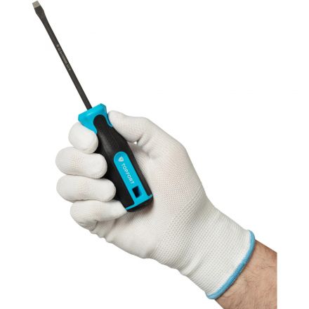 Перчатки защитные TOPFORT нейлоновые белые р. 9 (L)