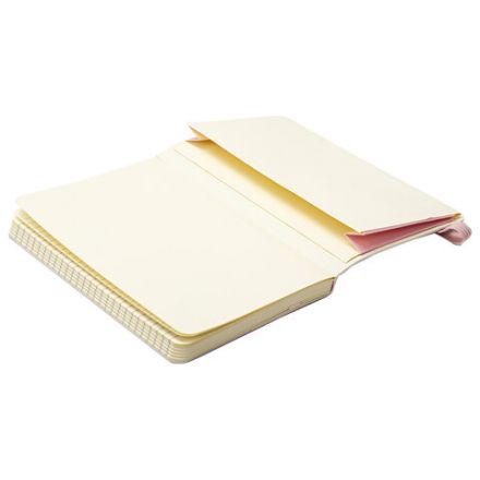 Блокнот МАЛЫЙ ФОРМАТ (100x150 мм) А6, BRAUBERG "Metropolis Ultra", под кожу, 80 л., клетка, розовый, 113322