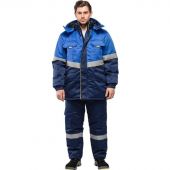 Костюм рабочий зимний з43-КБР вас/син р.52-54/182-188