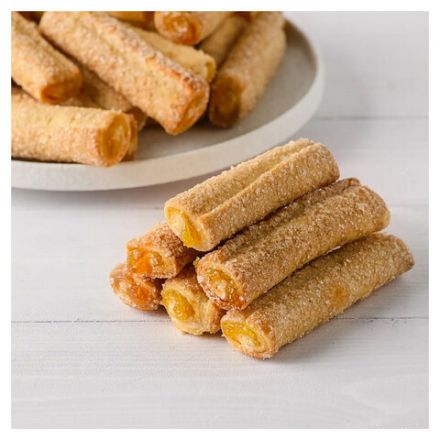 Печенье слоеное ПОЛЕТ "Лимоньерки" с лимоном, 500 г, картонная коробка, 1459