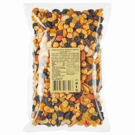 Смесь сладкая жареных орехов с цукатами, СЕМУШКА, 1 кг