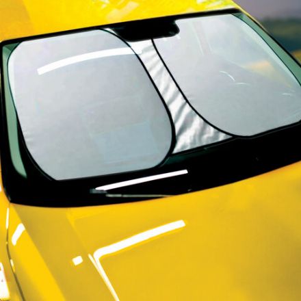 Шторка солнцезащитная экран ТРАНСФОРМЕР 153х75 см для лобового стекла автомобиля, DASWERK (ДАСВЕРК), 671250