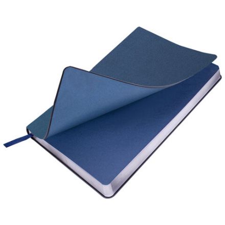 Ежедневник недатированный А5 138х213 мм BRAUBERG "Metallic", под кожу, 136 л., гибкий, синий, 113376 Ежедневник недатированный А5 138х213 мм BRAUBERG "Metallic", под кожу, 136 л., гибкий, синий, 113376