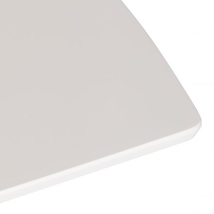 Стол обеденный Claire квадратный столешница МДФ, опоры дерево гевея, белый / натуральное дерево, 80 x 80 x 75см