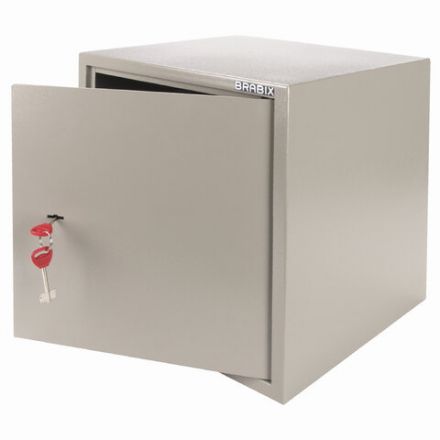 Сейф мебельный BRABIX "D-40m", 400х400х366 мм, 13 кг, ключевой замок, крепление к стене, 291164 Сейф мебельный BRABIX "D-40m", 400х400х366 мм, 13 кг, ключевой замок, крепление к стене, 291164