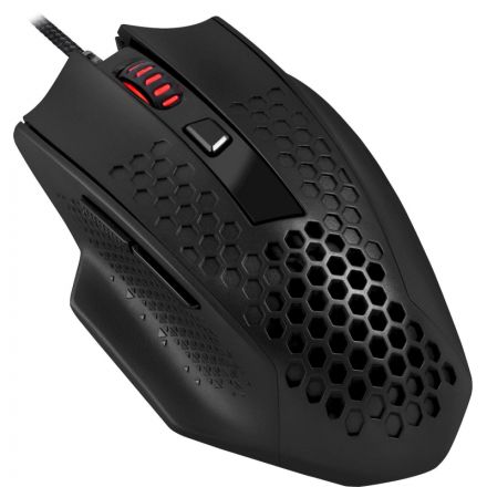 Мышь компьютерная Redragon Bomber(71277)игр.провод.черн,7кн,12400dpi, легк