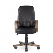 Кресло Комо В дерево D8 (темный орех) S-0401 (черный) Кресло Комо В дерево D8 (темный орех) S-0401 (черный)