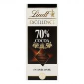 Шоколад LINDT горький содержание какао минимум 70%, 100 гр Шоколад LINDT горький содержание какао минимум 70%, 100 гр