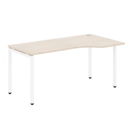 Стол эргономичный XSCET 169(R) Бук Тиара/Белый 1600х900х750 XTEN-S