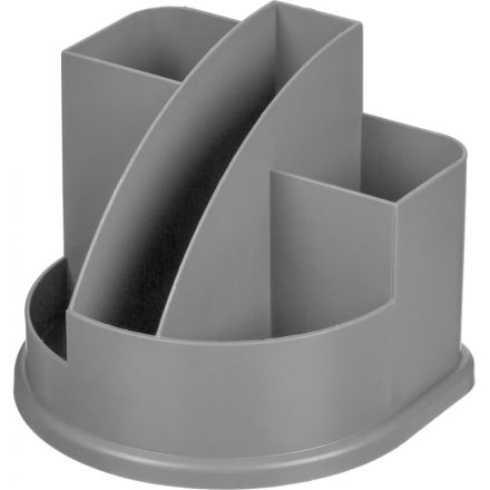 Подставка для канцелярских мелочей Attache Авангард серая 5 отделений