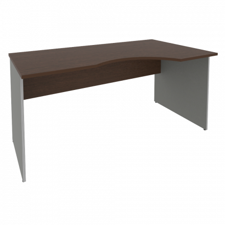 Riva Стол криволинейный правый А.СА-1 (R) Венге металлик 1600*900*750