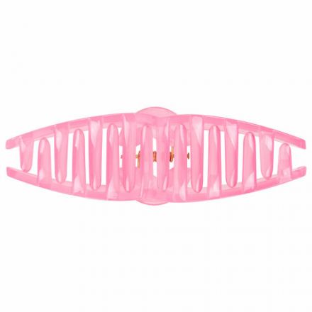 Краб для волос 11 см, глянцевый, розовый, MONTE VITA (МОНТЕ ВИТА), 457007