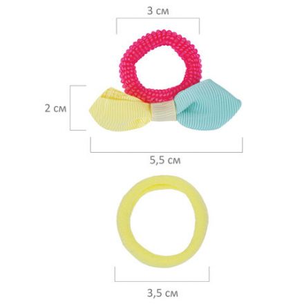 Резинка для волос НАБОР 9 шт., мягкие, medium size, ассорти форм, оттенки розового, MONTE VITA (МОНТЕ ВИТА), 457107 Резинка для волос НАБОР 9 шт., мягкие, medium size, ассорти форм, оттенки розового, MONTE VITA (МОНТЕ ВИТА), 457107