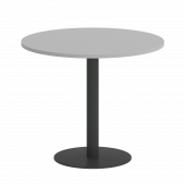 Home Office Стол круглый VR.SP-5-90.1 Серый/Антрацит металл 900*900*750 Home Office Стол круглый VR.SP-5-90.1 Серый/Антрацит металл 900*900*750
