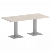 Home Office Стол прямоугольный VR.SP-5-180.2 Денвер светлый/Серый металл 1800*900*753