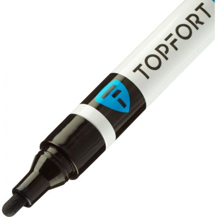 Маркер лаковый TOPFORT Industrial 4 мм черный Маркер лаковый TOPFORT Industrial 4 мм черный