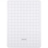 Доска двусторонняя маркерная Attache А4 белый/клетка+ маркер+салфетка