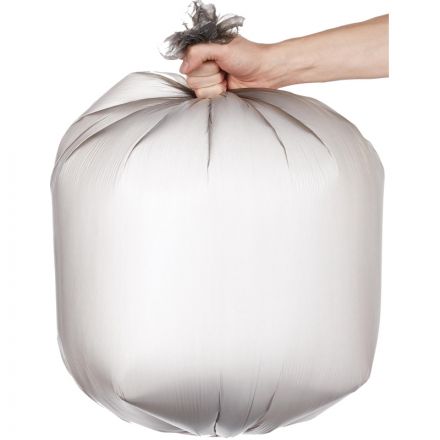 Мешки для мусора на 60 л черные (ПНД, 10 мкм, в рулоне 25 шт, 60х80 см)