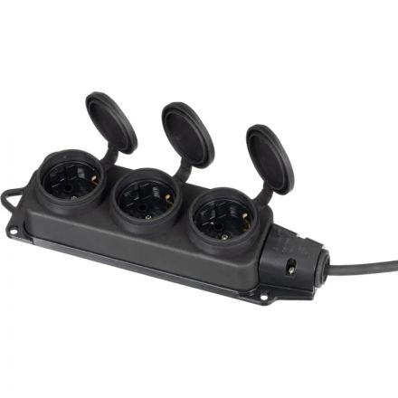 Удлинитель Topfort КГ 3х1,5кв.мм 30м в бухте 3 гнезда, с/з.,с/загл.,IP44