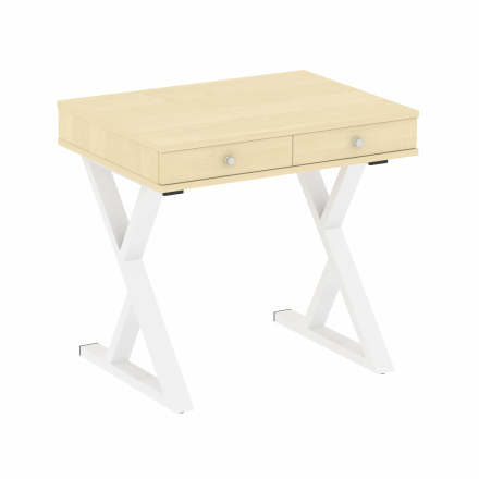 Home Office Стол письменный VR.SP-1-79.M Клён/Белый металл 794*600*750 Home Office Стол письменный VR.SP-1-79.M Клён/Белый металл 794*600*750