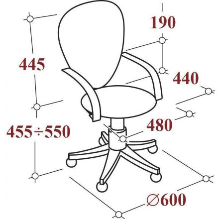 Кресло VB_Бюрократ CH-695N ткань черн TW-11/сетка черн TW-01 пластик