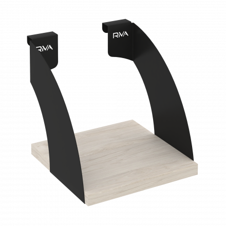 Навесные полки. Кронштейны+ЛДСП полка 200мм MAN-41-2 Денвер светлый/Чёрный металл 200*220*200 Навесные полки. Кронштейны+ЛДСП полка 200мм MAN-41-2 Денвер светлый/Чёрный металл 200*220*200