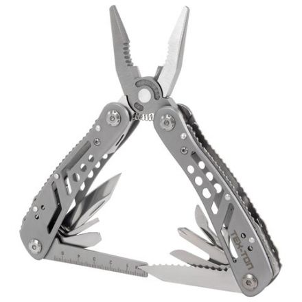 Мультитул армейский туристический с сумкой "22 в 1", пассатижи + 11 бит, нож, ТЕХ-ТОП, 671242