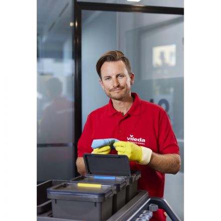 Салфетки хозяйственные Vileda р-МикронКвик 40х38 см красные 170636 5шт/уп