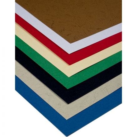 Обложки для переплета картонные ProfiOffice A4 270 г/кв.м черные текстура кожа (100 штук в упаковке)