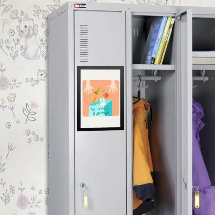 Рамка магнитная настенная Attache А4 ПЭТ, черная,