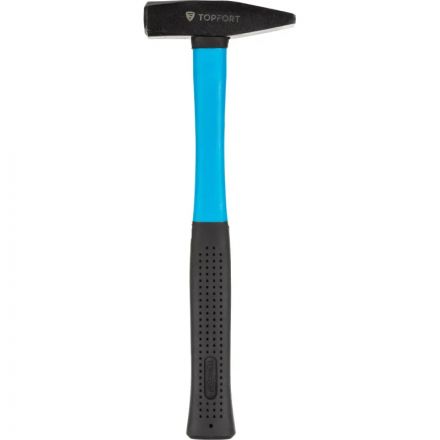 Молоток 500 г TOPFORT из углеродистой стали, фибергласовая рукоятка