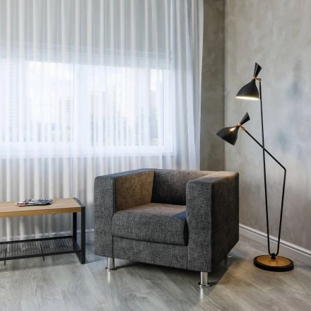 Кресло MV_Алекто ткань Темпо 9 серый