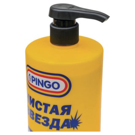 Паста очищающая с абразивом, флакон с дозатором 700 мл, PINGO (Пинго), ЧИСТАЯ ЗВЕЗДА, от стойких загрязнений, 85010-15
