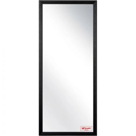 Зеркало МГЛ_настенное Комус Мебель НБ72 (600x1400) багет ПЛС черный