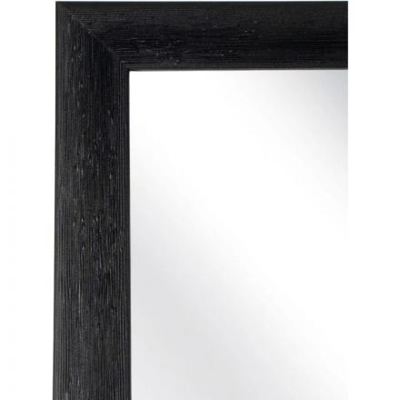 Зеркало МГЛ_настенное Комус Мебель НБ72 (600x1400) багет ПЛС черный