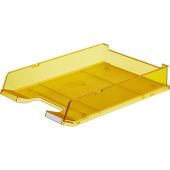 Лоток для бумаг HAN с инд.окном прозрачно-желтый арт.HA1020/25, C4