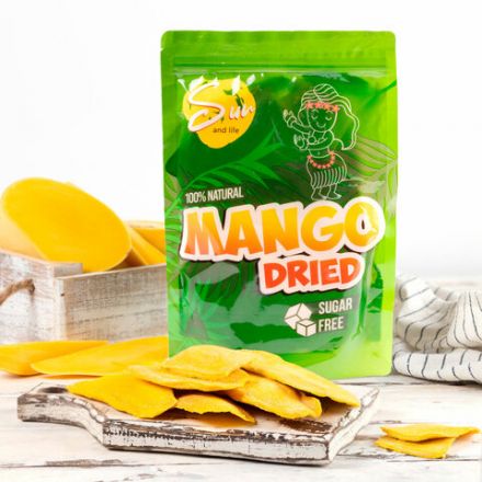 Манго сушеное без сахара SUN AND LIFE, 500 г, 4610051861800 Манго сушеное без сахара SUN AND LIFE, 500 г, 4610051861800