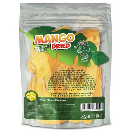 Манго сушеное без сахара SUN AND LIFE, 500 г, 4610051861800 Манго сушеное без сахара SUN AND LIFE, 500 г, 4610051861800