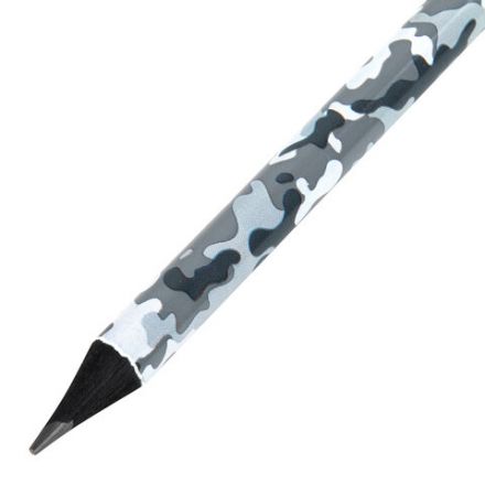 Карандаш чернографитный BRAUBERG "ARMY", 1 шт., HB, корпус ассорти, 181770