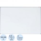 Доска магнитно-маркерная 100х180 эмаль Комус Premium алюмин. рама Россия