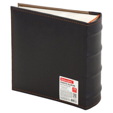 Фотоальбом BRAUBERG "Business style" на 300 фото 10х15 см, под кожу, бумажные страницы, бокс, 391183 Фотоальбом BRAUBERG "Business style" на 300 фото 10х15 см, под кожу, бумажные страницы, бокс, 391183